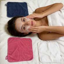 5/10条装超柔软面巾，高品质超细纤维面巾，高吸水性速干珊瑚绒面巾，多用途毛巾，适用于浴室、酒店和健身房 - 彩色 - 查看 7