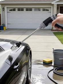 1pc Expandable Magic Garden Hose, High Pressure Car Wash, Multifunctional Water Gun, Garden Watering Flexible Hose - A - View 9