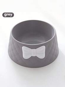 1pc Diamond Shaped Bow Pet Bowl, Protects Pet's Neck, Available In Multiple Colors - 800ml - View 8