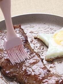 1/3 Silicone Basting Brush, Suitable For Applying Oil Or Sauce On Grilled, Fried And Baked Goods, Kitchen Utensil And Baking Tool - Multicolor - View 2