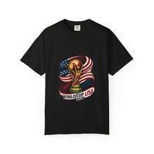 World Cup Shirt,World Cup T-Shirt, USA World Cup Shirt, Soccer Fan Tee, Football Graphic Shirt,  2026 Apparel - 白色 - 查看 4