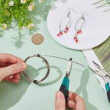 19.69 Feet Copper Flat Bezel Wire, 0.03inch Wide Platinum Armature Craft Bezel Wire Wrap For Sculpting, Armature, Jewelry Making, 30 Gauge Thick - 彩色 - 查看 3