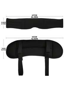 1/2pcs Travel Eye Mask With Head Support Strap, Airplane Neck Pillow With Microbeads, Adjustable Comfortable Travel Pillow, Travel Pillow And Eye Mask, Smooth Sleep Eye Mask - A - View 6