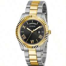 Guess Đồng hồ nam Gess Quartz, dây đeo thép không gỉ, hiển thị ngày, đồng hồ nam thời trang GW0265G5/GW0265G6 - Đen A - Xem 5