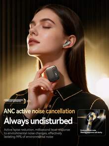 Acer OHR644 In-Ear Wireless Headphones, 4 Mic ANC Active Noise Cancellation, Panoramic Sound, Soft Silicone Earbuds, Comfortable Fit, Long Battery Life, Suitable For Sports & Running, Compatible With Smartphones & Tablets - one-size - View 6