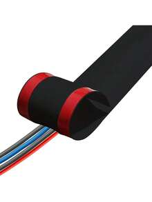 1 Roll 3 Meters X 5.5cm Self-Adhesive Floor Cable Protector, PVC Cable Concealer Raceway, Suitable For Floors, Walls, Desktops To Conceal And Protect Network Cables, Wear-Resistant Cable Management - Multicolor - View 12