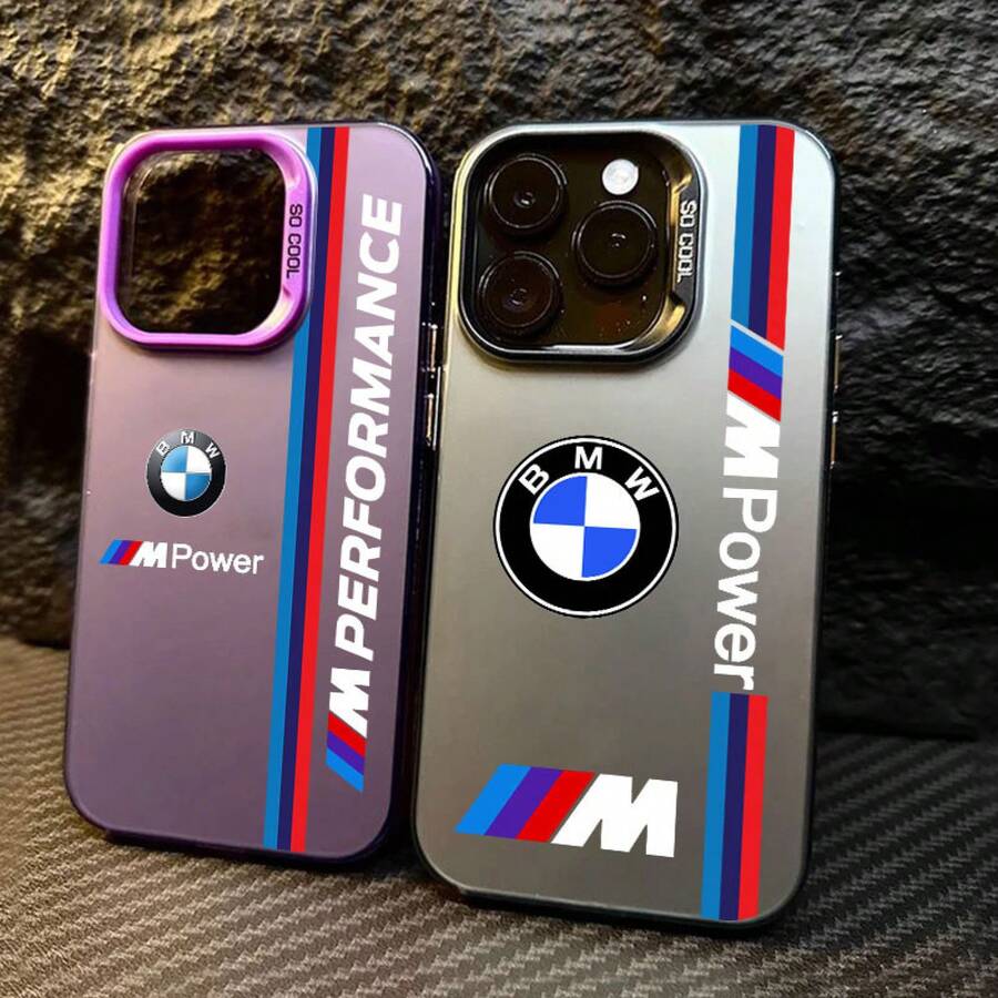 BMW Blue Line Luxury BMW Sports Car Luxury Phone Case For IPhone 17 Air 16E 15 Pro Max 11 12 13 1 - 黑色 - 查看 1