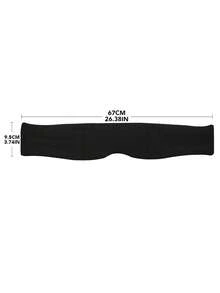 1/2pcs Travel Eye Mask With Head Support Strap, Airplane Neck Pillow With Microbeads, Adjustable Comfortable Travel Pillow, Travel Pillow And Eye Mask, Smooth Sleep Eye Mask - A - View 8