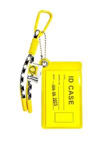 1 pièce Porte-carte PVC transparent de couleur bonbon Y2K - Étui transparent pour pass de bus/repas/accès avec charm de suspension holographique, accessoire de sac en gelée, retour à l'école et streetwear 2025 pour femmes, petit portefeuille, porte-monnaie, porte-cartes, portefeuille mignon, portefeuille vintage - Multicolore - Voir 20