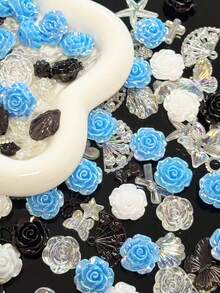 Dây đeo trang sức thủ công tự làm, đính hạt, phụ kiện hai màu mờ phong cách Baroque, đồ thủ công. - Nhiều màu - Xem 7