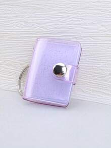 1pc 1-Inch 2-Inch Mini Photo Album With Keychain, Student Hanging Album For ID Photos, Fashion Portable Photo Album, Gift For Friends - Multicolor - View 25