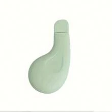 3 Color Options Suitable For Blackhead Removal Tool, Gentle Facial Pore Cleansing Brush With Textured Surface, Light Green Handle For Easy Grip, Pore Cleansing Accessory - 2 buah/Merah Muda + Ungu - View 11