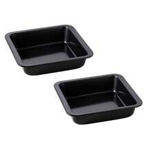 1pc 8-Inch Non-Stick Square Cake Pan, Suitable For Cakes, Brownies, Lasagna, Evenly Heated And Easy To Clean, Carbon Steel Baking Tray - Multicolor - View 11