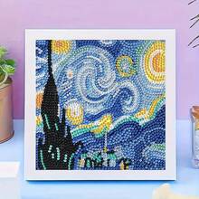 1 Set DIY Diamond Painting Cartoon Landscape Diamond Embroidery Decor Painting, Frameless - Multicolor - View 12