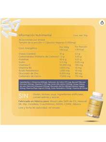 Moods | Nootropico para la Mente con Melena de León, Bacopin, L-Glutamina, Ácido Alfa Lipoico y Zinc - Suplemento natural para Concentracion, Memoria y Agilidad Mental - 60 Cápsulas Veganas - Unstoppable Mind - Amarillo Mostaza - Ver 2