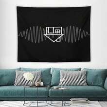 This The Neighbourhood-Inspired Tapestry Is Lightweight And Durable, Featuring Modern Artistic Design With Versatile Themes. Perfect For Living Room, Bedroom, Or Office Decoration, It Also Serves As A Stylish Wall Hanging For Parties - 1PC - Xem 10