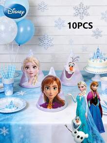 Disney 10 chiếc mũ sinh nhật công chúa theo chủ đề chính thức, đồ trang trí tiệc ngoài trời, đồ dùng tiệc tùng, quà tặng sinh nhật. - DP2311 - Xem 7