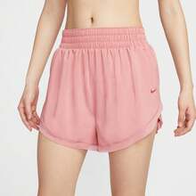 Nike 女士 AS W NK ONE DF HR 3IN BR SHORT 梭织短裤 HV3504-685 - 紅色 - 查看 1