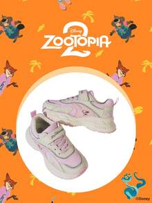 Disney 1双 X 疯狂动物城联名款儿童运动鞋，适合日常及户外穿着，舒适防滑，透气（儿童运动鞋，童鞋，女童鞋） - 粉色 - 查看 2