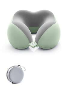 Almohada de cuello de espuma de memoria con forma de U, soporte de cabeza unisex portátil, adecuado para avión, coche, sillón reclinable del hogar, accesorio de viaje esencial para dormir, vacaciones, camping, accesorio de oficina - Multicolor - Ver 18