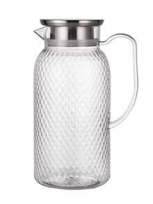 1PC Transparent, Large-Capacity Acrylic Pitcher With A V-Shaped Spout And A Good Seal. Ideal For Serving Hot And Cold Beverages, Juices, And Iced Tea, Perfect For Home Kitchens, Cafes, Restaurants, And Parties. - Multicolor - View 10