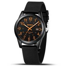 BIDEN Women's Watch, Analog Quartz Movement, 30M Water Resistant, Suitable For Nurses/Doctors/Medical Professionals, Luminous Seconds Hand, Easy-To-Read Dial, Ladies Watch - Orange - View 5