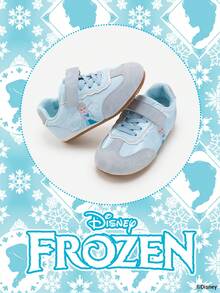 Disney 1 Pair Frozen Authorized Collaboration Children's Sports Shoes, Including  Princess, Anna Princess And Arendelle Princess Sports Shoes, Suitable For Daily, Holiday Sports And Outdoor Wear. Comfortable, Non-Slip, Breathable Soles. - Baby Blue - View 2