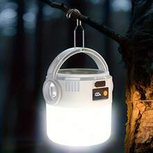 LiHangStar 1/2/4pcs Solar Powered Portable Lantern, LED Rechargeable Camping Light, Outdoor Hanging Lamp, Portable Design, Suitable For Tent, Hiking, Emergency, Rechargeable Camping Lantern - Solar Camping Lights - View 9