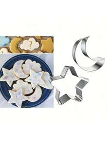 Round Stainless Steel Cookie Cutter Set, Donut Cookie Cutter, Fruit Cutter, Cake Mold, Dumpling Skin Cutter, Baking Tool Kit - Multicolor - View 13