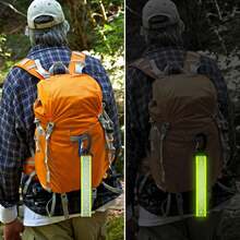 2/4/6pcs Reflective Keychain, High Visibility Reflective Strips, Durable Double-Sided PVC Bicycle Accessories, Hang On Bags & Decor, Clearly Visible In Dark Environment, Suitable For Outdoor Sports, Running, Cycling, Commuting - Multicolor - View 4
