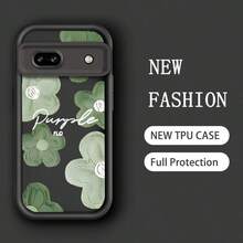 いちごと緑のおお花をフィーチャーした革新的ななな芸術的デザインのこのスマホケースは, Pixel 7,7A,8,8A,9 XL Pro 5Gと互換性があります.それはマットブラックとホワイトの仕上げで,衝撃に強いいいソフトTPUで作られています. - ホワイト - チェックする 6