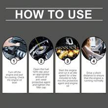 Engine anti-wear protection agent reduces noise, anti shake, rust and car maintenance engine protection agent - A - Ver 3