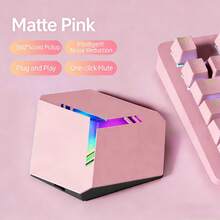 DHP-1200 Live Streaming Microphone: USB Plug-And-Play + 360° Omnidirectional Sound Pickup + Intelligent Noise Reduction + RGB Lighting Effects + Reverb Adjustment / Karaoke Mode / Volume Control - Multicolor - View 1