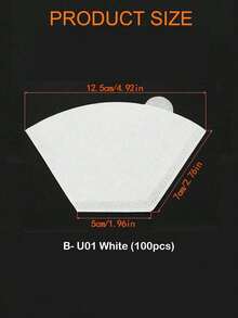 shoxil 50/100pcs Coffee Filter, V-Shaped Coffee Filter Paper, Coffee Paper Filter, Disposable Coffee Tea Filters,Brown Fan-Shaped Coffee Filter Paper, Coffee Filter, V-Shaped Coffee Filter Paper, Coffee Paper Filter, Disposable Coffee Tea Filters For Pour Over And Drip Coffee Makerfor Pour Over And Drip Coffee Maker - Coffee Filter Paper - View 17
