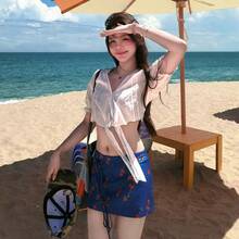 Women Bikini Sets - Blue - View 6
