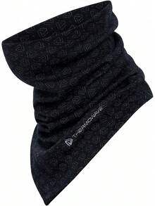Multifunctional Scarf Tube Scarf – Merino Wool Neckerchief Clothing Motorcycle Mask – Winter Face Scarf For Skiing Snowboarding Hiking – 80% Merino Wool, 20% Polyamide Outer & Polyester Inner - 1 - View 2