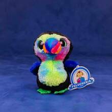 Peluches Minis Adorables de 20 cm Muñecos de Peluche con Ojos Grandes y Coloridos Juguetes Suaves y Esponjosos para s Regalos Divertidos y Coleccionables Uniconrio Arco - Tucán - Ver 5