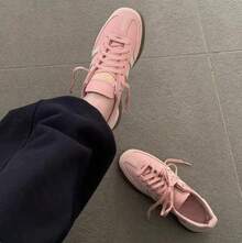 Adidas Giày thể thao cổ điển và thường ngày dành cho nam và nữ (Clover) - Hồng - Xem 8
