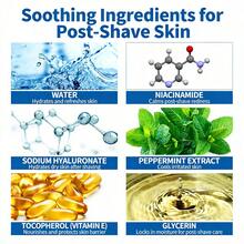 1. Men's Post-Shave Soothing Moisturizer, Oil-Free Witch Hazel Formula, Reduces Irritation & Redness, Hydrating Nourishing For Fragile Skin, Gentle For Sensitive Skin, Daily Grooming Facial Care Unscented - 50g - View 8