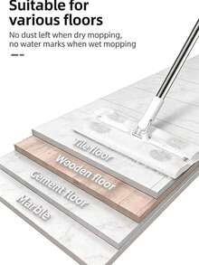 Disposable Mop, Convenient And Worry-Free, Easy To Use, Thoroughly Cleans The Floor In One Step. Comes With A Storage Rack For Convenient And Quick Use. - Dust Mop + Acrylic Storage Box (separate Type) - View 4