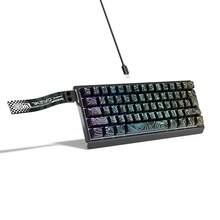 60% Gaming Keyboard Numeric Keypad Mouse Set. Mini Gaming Keyboard With 61 Keys, Featuring Real RGB Backlighting. Detachable TYPE-C Cable Suitable For PC Gamers, Typists, Travelers And Business Travelers. Portable And Easy To Carry. - Black - View 7
