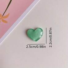 6/12pcs Cute Heart-Shaped Fridge Magnets And Whiteboard Magnetic Stickers, Suitable For Kitchen And Office Decoration, Wedding Magnetic Decor, Fridge Magnets, Kitchen Accessories, Home Decor, Mother's Day Gift - Multicolor - View 3