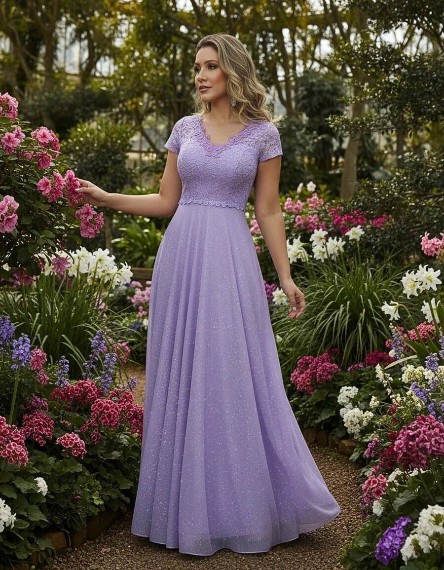 Grife Velasco Women Party Dresses - Lilac Purple - View 1