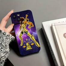 Estuche para teléfono con diseño de guerrero con armadura dorada Compatible con estuches para teléfonos   17  16 Pro Max  15 Pro Max  13 y  12 Estuche para teléfono a prueba de golpes en paquete de 1 Resistente al agua, a los golpes y a los arañazos Un gran regalo para familiares, amigos, seres queridos, novios/novias y para cualquier ocasión. - Negro - Ver 6