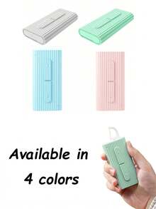 Estuche portátil de viaje para palillos de dientes automático con hilo dental fino, cuidado dental - Multicolor - Ver 5