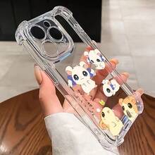 Funda para: Anime Lindo Dibujo Animado Ratón Hamtaro, Funda Transparente Suave Anticaídas para 17 16e 16 15 14 13 12 11 Pro X XR XSMAX 8 Plus17  17promax - transparente - Ver 5