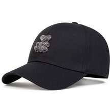 1 pièce Casquette de baseball femme motif panda, chapeau de mode de rue décontracté pour le printemps/automne, extérieur, voyage, vacances à la plage, fêtes - Multicolore - Voir 4