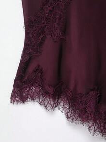 DEEKA New Arrival Women's Fashion Lace Decor Camisole Top Summer - Red Violet - View 7
