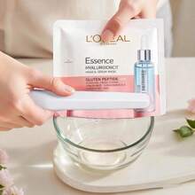 Magnetic Squeeze Sauce Dispenser, Kitchen Tomato Sauce, Ketchup, Pet Cat Treats Squeezer, No Mess Hands - White - View 2