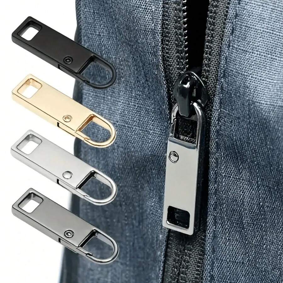 2/8/12pcs Detachable Zipper, Replacement Zipper For Jeans And Backpacks, Sewing Tool - 多色的 - 查看 1